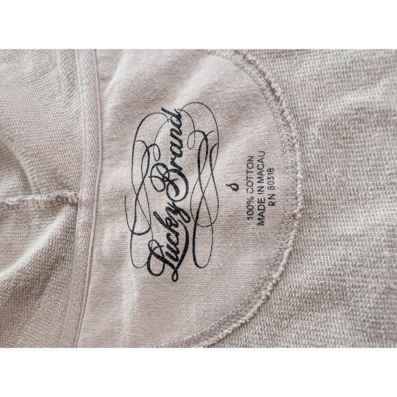 Lucky Brand Women's Small Floral French Terry Wrap Hooded Sweatshirt Cardigan - Picture 8 of 13